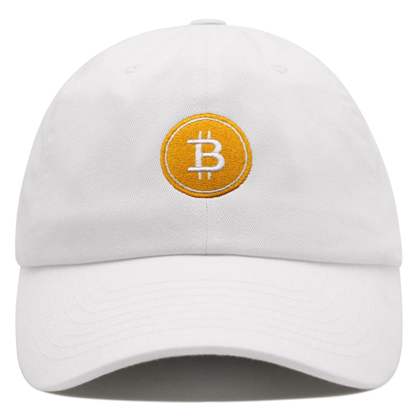 Bitcoin Premium Dad Hat Embroidered Baseball Cap Cryptocurrency Investing