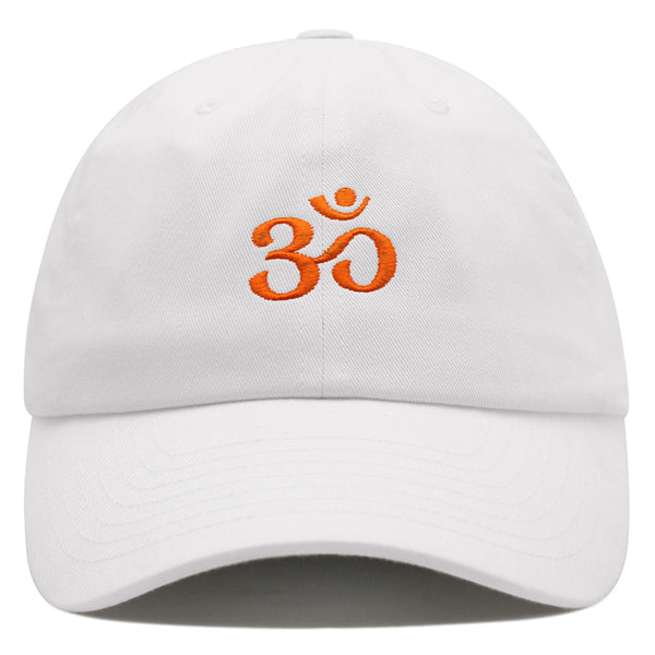 Om Symbol Premium Dad Hat Embroidered Baseball Cap Indian Buddah