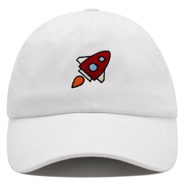 Rocket Premium Dad Hat Embroidered Baseball Cap Space Shuttle