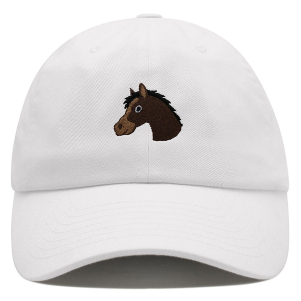 Horse Head Premium Dad Hat Embroidered Baseball Cap Cowboy Zoo