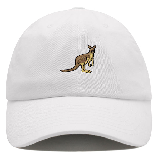 Kangaroo Premium Dad Hat Embroidered Baseball Cap Australia Animal