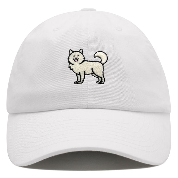 Samoyed Premium Dad Hat Embroidered Baseball Cap Dog Puppy