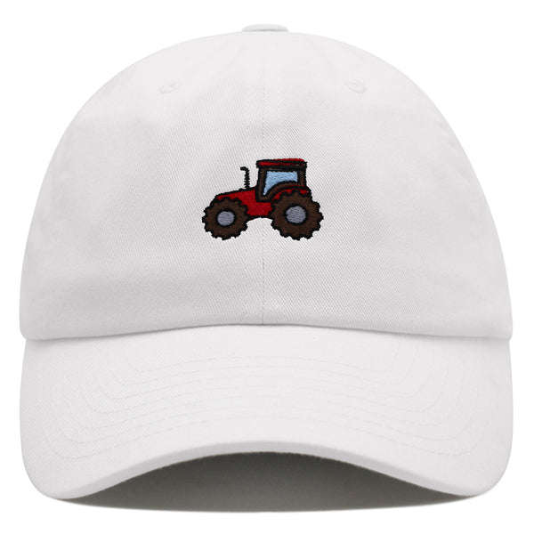 Tractor Premium Dad Hat Embroidered Baseball Cap Construction Farm