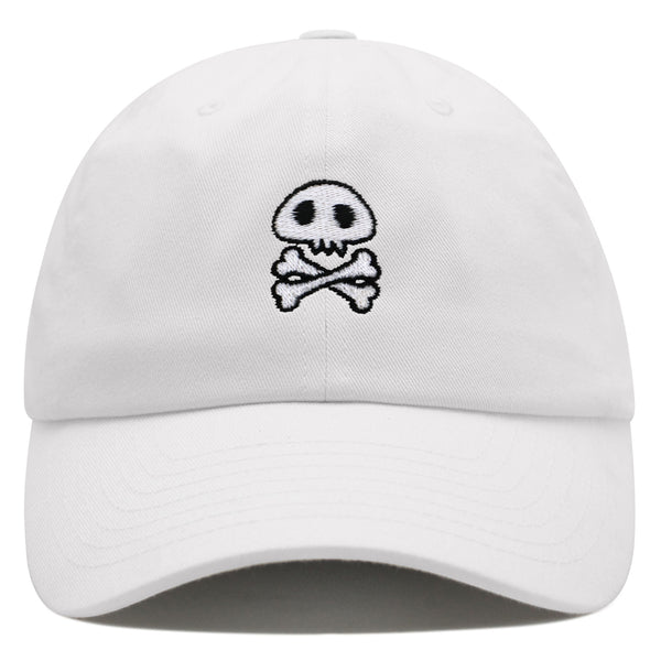 Skull Premium Dad Hat Embroidered Baseball Cap Cute Skull