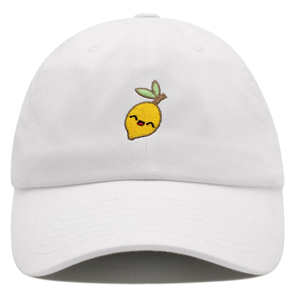 Lemon Premium Dad Hat Embroidered Baseball Cap Vegan Vegetable