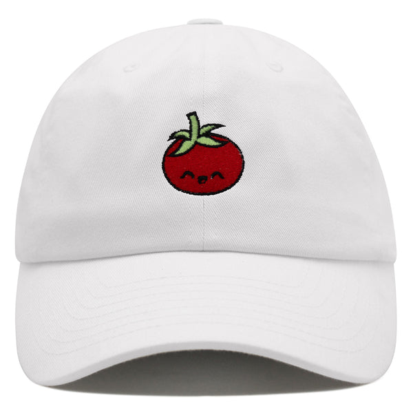 Tomato Premium Dad Hat Embroidered Baseball Cap Vegetable Vegan