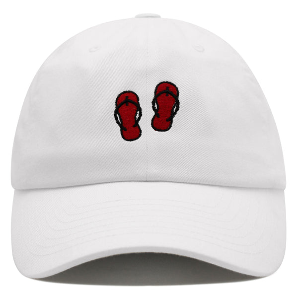 Flip-flops Premium Dad Hat Embroidered Baseball Cap Shoes Beach