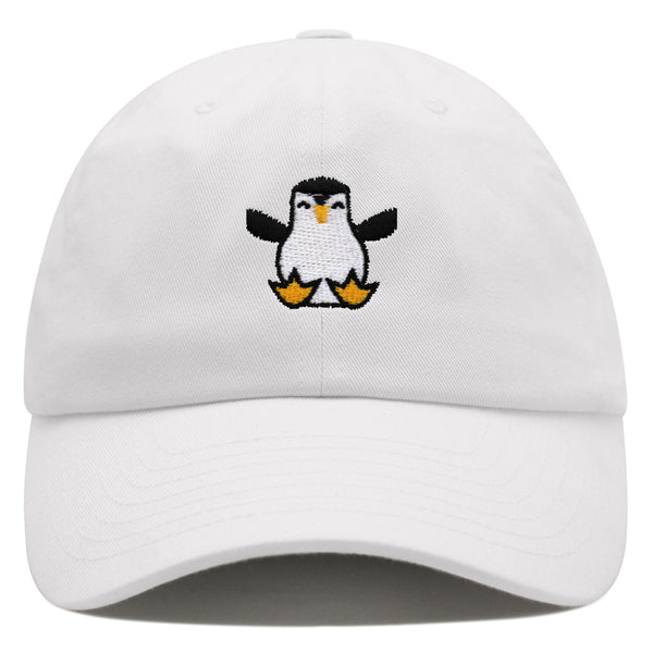 Penguin Premium Dad Hat Embroidered Baseball Cap Snow Animal