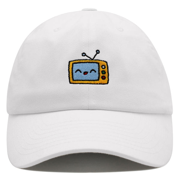 Analog TV Premium Dad Hat Embroidered Baseball Cap Television Retro Analog