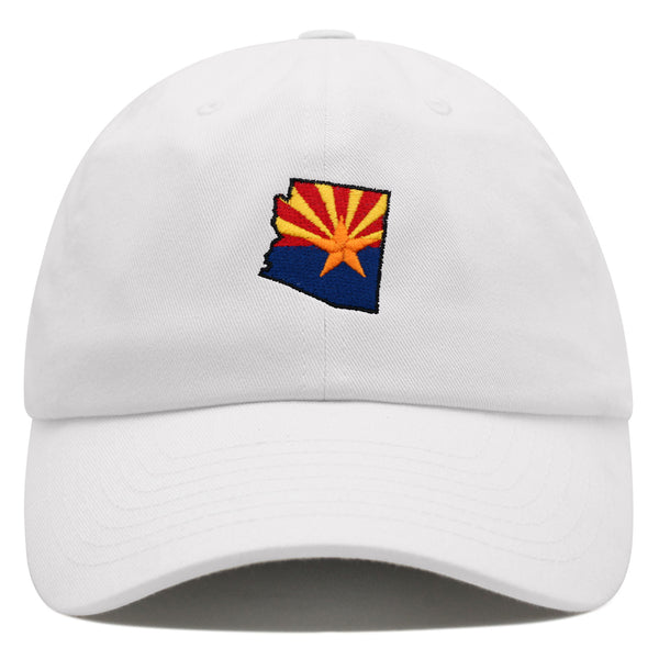 Arizona Flag Premium Dad Hat Embroidered Baseball Cap Arizona Tucson Pheonix