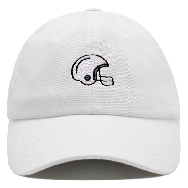 Football Helmet Premium Dad Hat Embroidered Baseball Cap Sports Fan Rugby