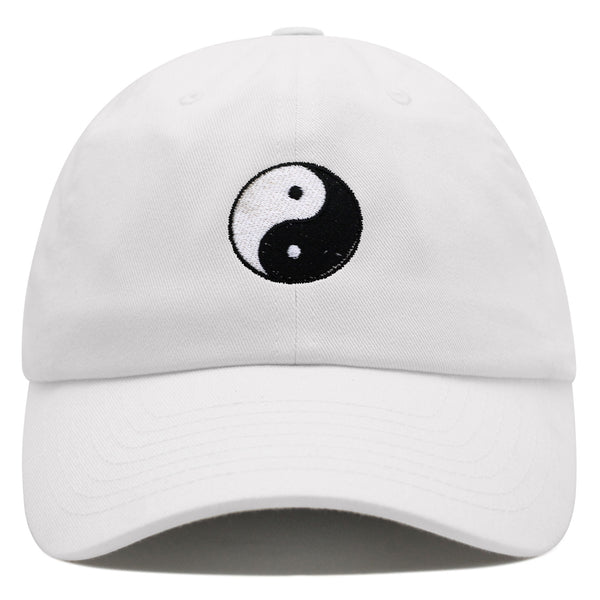 Ying Yang Premium Dad Hat Embroidered Baseball Cap Asian Meditation