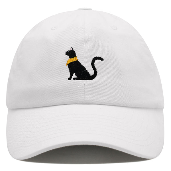 Black Egyptian Cat Premium Dad Hat Embroidered Baseball Cap Kitty