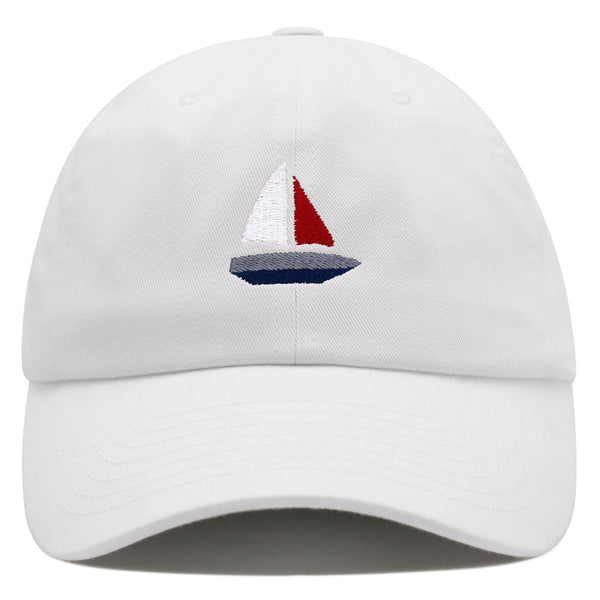 Cute Boat Premium Dad Hat Embroidered Baseball Cap Sailor Ocean