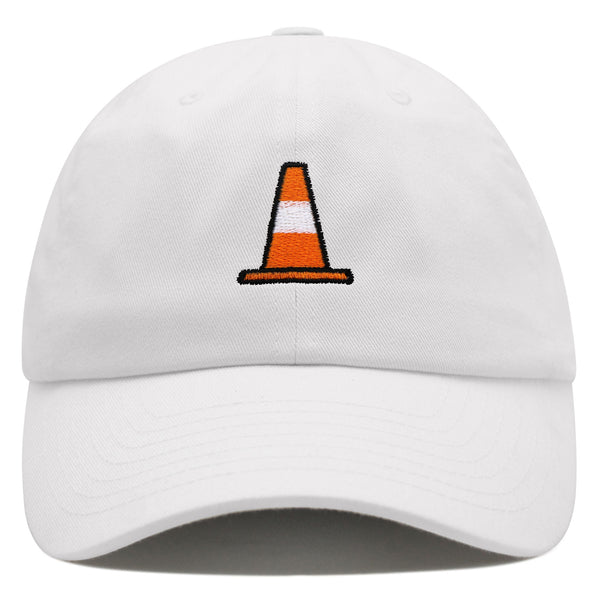 Safety Cone Premium Dad Hat Embroidered Baseball Cap Construction