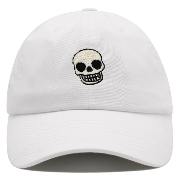 Skull Premium Dad Hat Embroidered Baseball Cap Girly Halloween