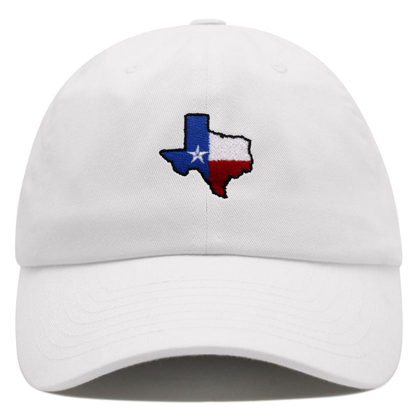 Texas Premium Dad Hat Embroidered Baseball Cap Map Flag