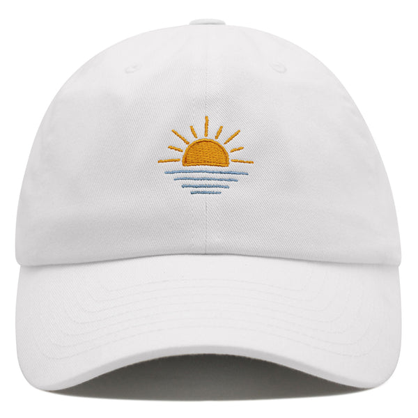 Sun Premium Dad Hat Embroidered Baseball Cap Sunset Sunrise