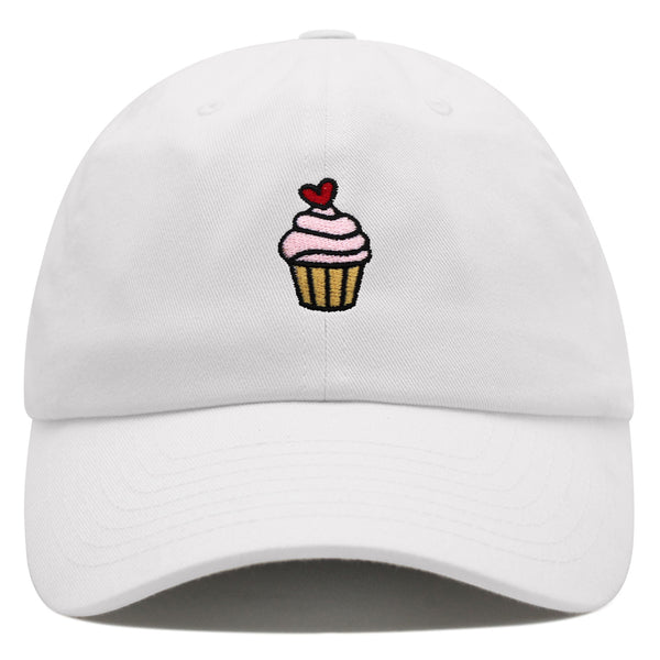 Pink Muffin Premium Dad Hat Embroidered Baseball Cap Cupcakes Snack