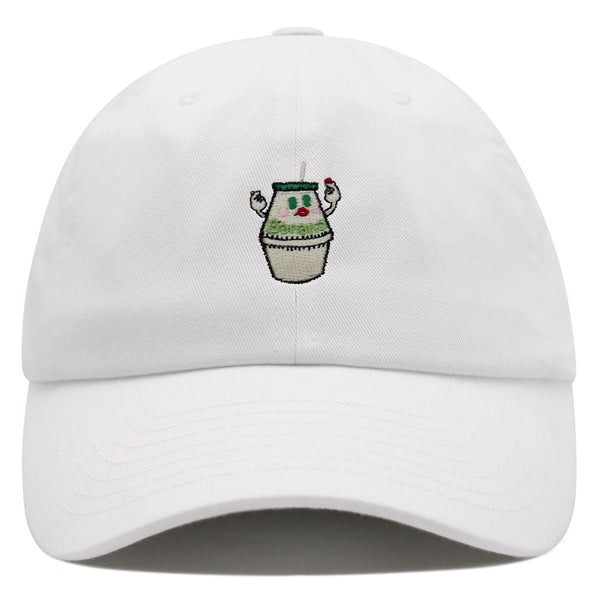 Banana milk Premium Dad Hat Embroidered Baseball Cap Milk Snack