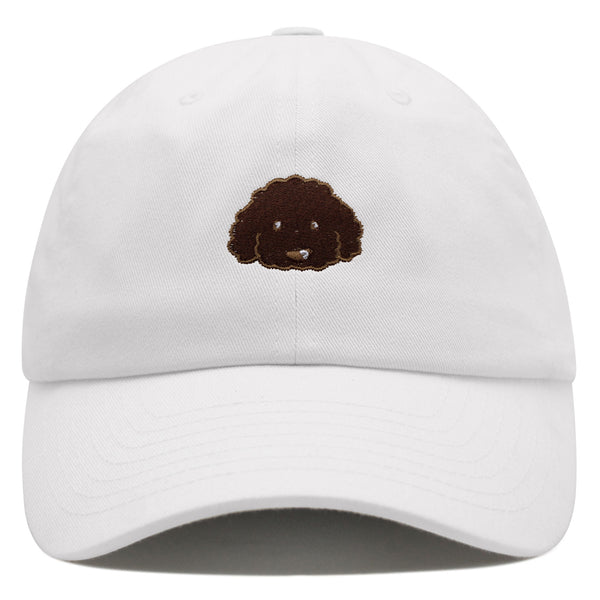 Brown Poodle Premium Dad Hat Embroidered Baseball Cap Dog Puppy