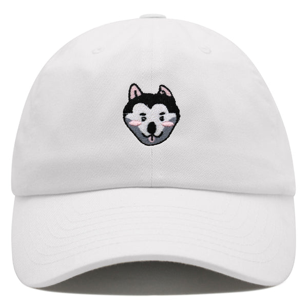 Husky Premium Dad Hat Embroidered Baseball Cap Dog Puppy