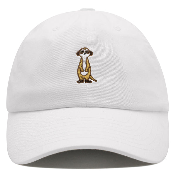 Meerkat Premium Dad Hat Embroidered Baseball Cap Lion Observer