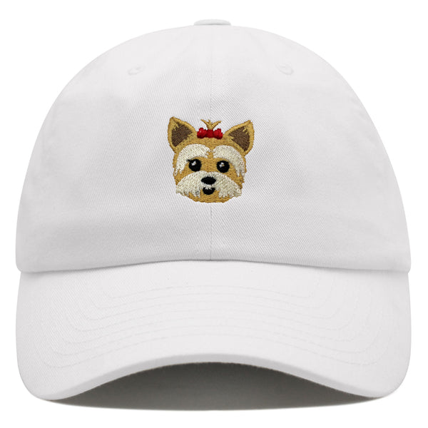 Yorkshire Terrier Premium Dad Hat Embroidered Baseball Cap Puppy Yorkie