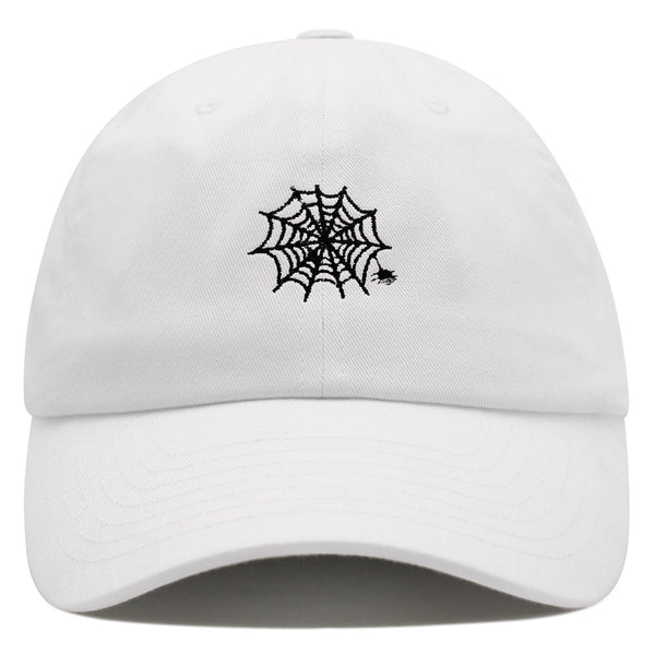 Spider web Premium Dad Hat Embroidered Baseball Cap Halloween