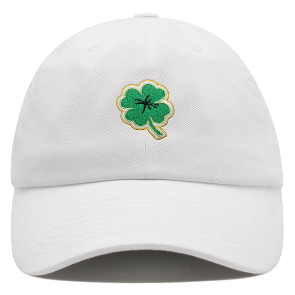 Clover Premium Dad Hat Embroidered Baseball Cap Lucky Plant