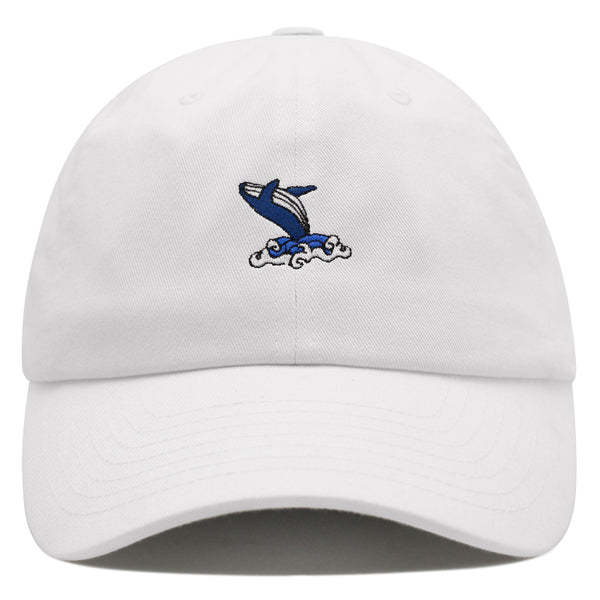 Whale Premium Dad Hat Embroidered Baseball Cap Ocean Fish