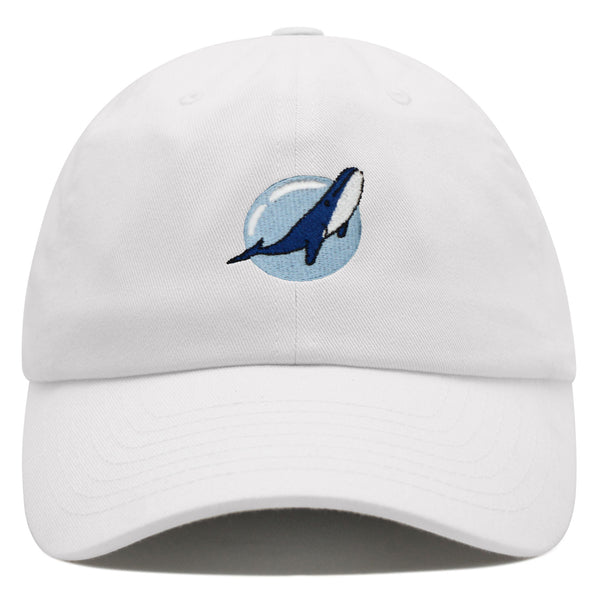 Whale Premium Dad Hat Embroidered Baseball Cap Fishing Nature