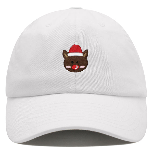 Reindeer Premium Dad Hat Embroidered Baseball Cap Christmas Gift