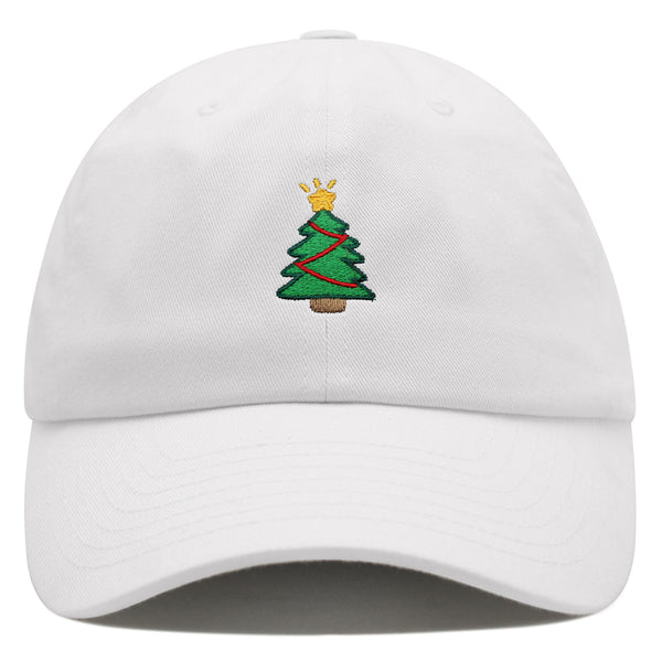 Christmas Tree Premium Dad Hat Embroidered Baseball Cap Holiday Santa