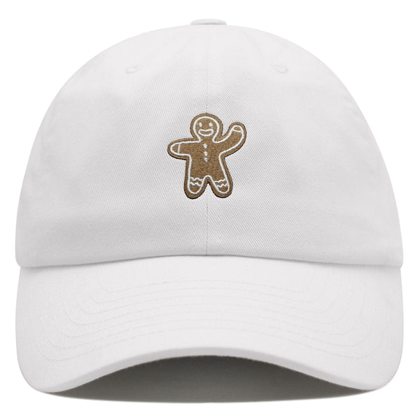 Gingerbread Man Premium Dad Hat Embroidered Baseball Cap Holiday Cookie