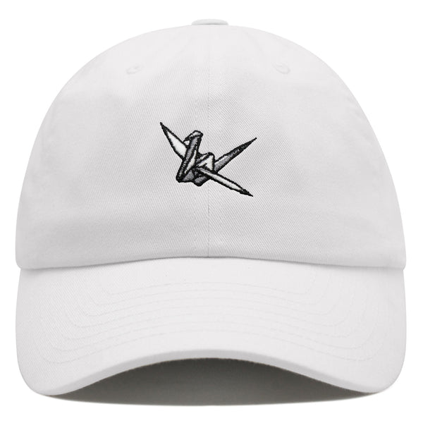 Origami Crane Premium Dad Hat Embroidered Baseball Cap Paper Swan