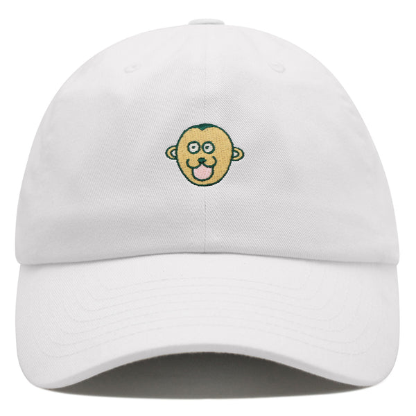 Monkey Face Premium Dad Hat Embroidered Baseball Cap Zoo Animal