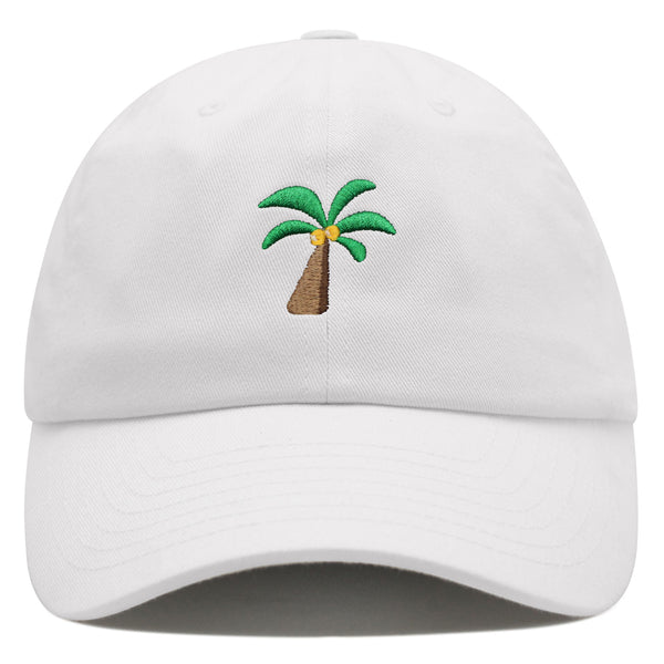 Palm Tree Premium Dad Hat Embroidered Baseball Cap Coconut