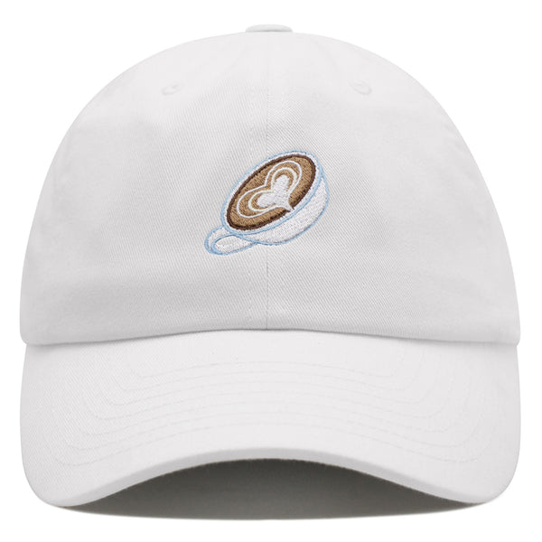 Latte Premium Dad Hat Embroidered Baseball Cap Coffee Cafe