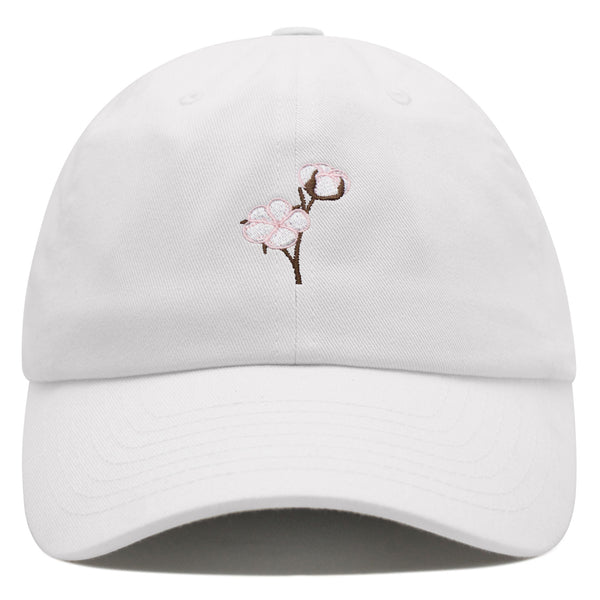 Cotton Flower Premium Dad Hat Embroidered Baseball Cap Tree