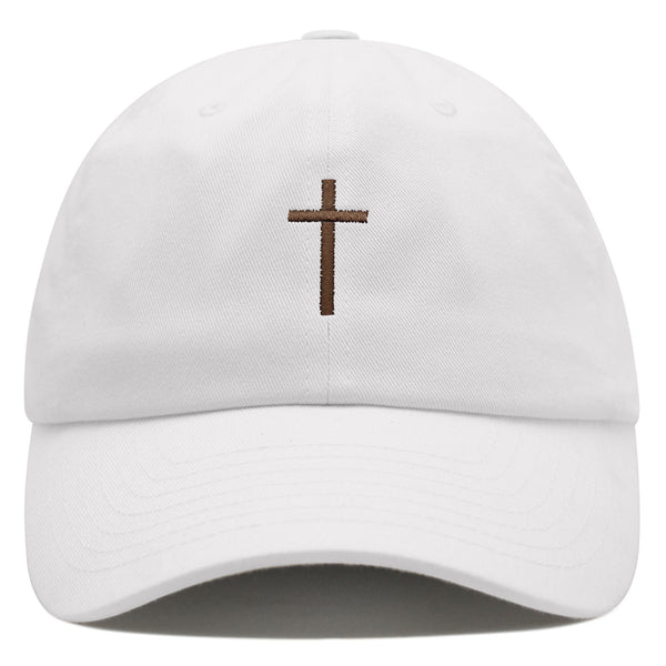 Cross Premium Dad Hat Embroidered Baseball Cap Christian Jesus