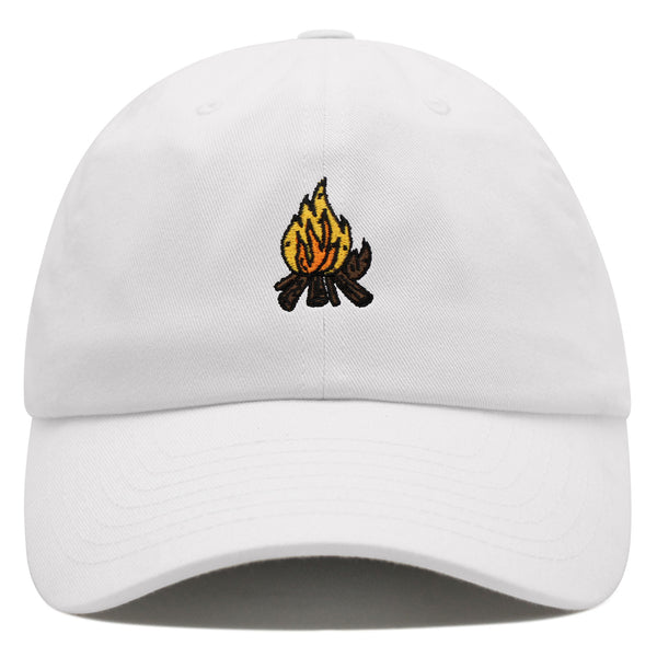 Camp Fire Premium Dad Hat Embroidered Baseball Cap Wood Pit