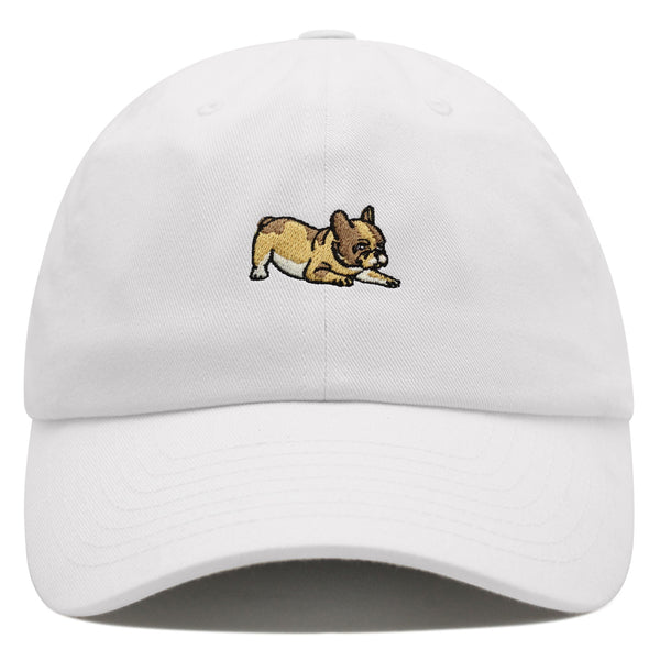 French Bulldog Premium Dad Hat Embroidered Baseball Cap Dog Puppy