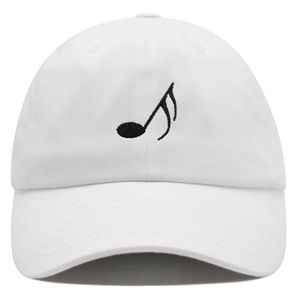 16th Note Premium Dad Hat Embroidered Baseball Cap Music Symbol