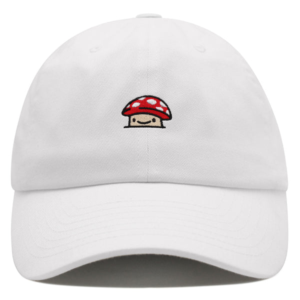 Mushroom  Premium Dad Hat Embroidered Baseball Cap Red