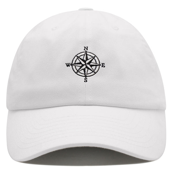 Compass Premium Dad Hat Embroidered Baseball Cap Adventure