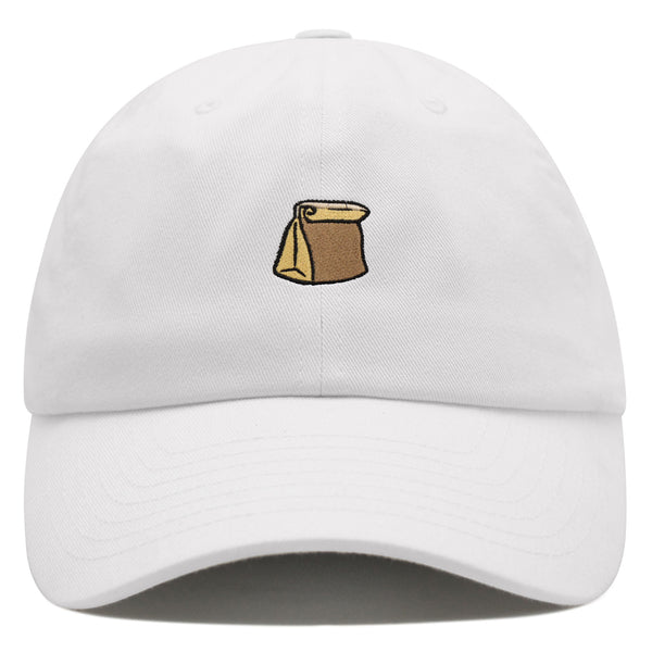 Paper Bag Premium Dad Hat Embroidered Baseball Cap Grocery