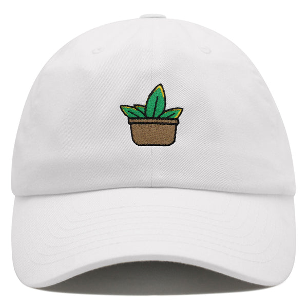 Aloe Plant Premium Dad Hat Embroidered Baseball Cap Pot