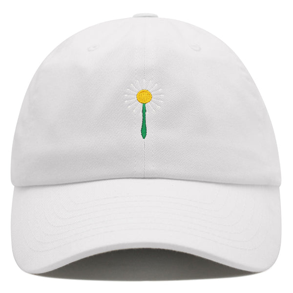 Dandelion Premium Dad Hat Embroidered Baseball Cap Flower