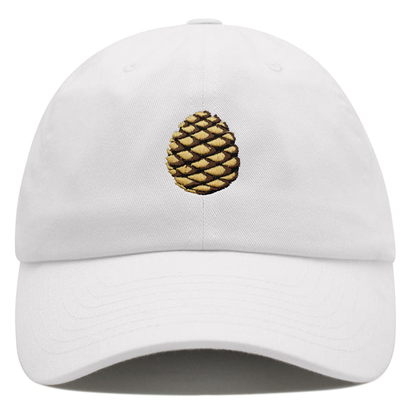 Pinecone Premium Dad Hat Embroidered Baseball Cap Pine Tree